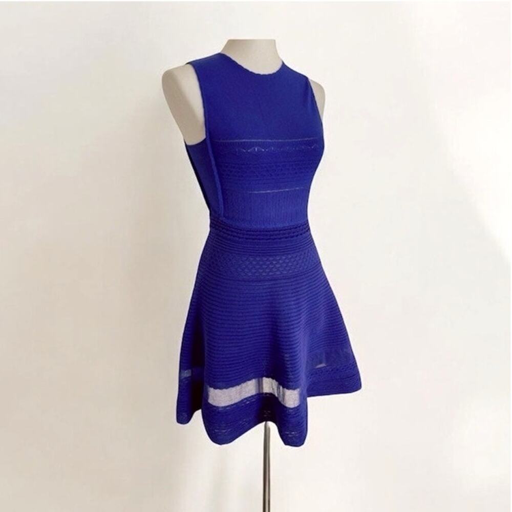 Vintage Missoni Vibrant Blue Knit Dress, Size 36